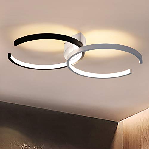 CBJKTX LED Deckenleuchte Wohnzimmer Deckenlampe schlafzimmer 54cm 37W dimmbar mit Fernbedienung Wohnzimmerlampe Kronleuchte Kinderzimmer Esszimmerlampe Schlafzimmerlampe Flurlampe küchenlampe