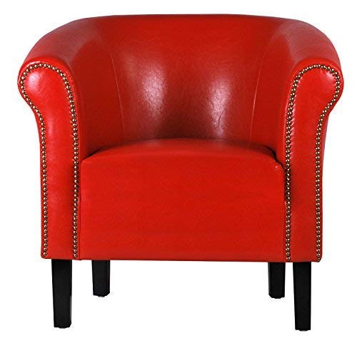 FORTISLINE Sessel Clubsessel Loungesessel Cocktailsessel Monaco Rot W287 03