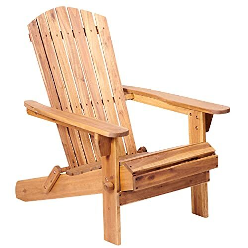 Plant Theatre Adirondack Chair – Outdoor, Akazienholz, Klappstühle für Rasen, Feuerstelle und Terrasse, hervorragende Qualität